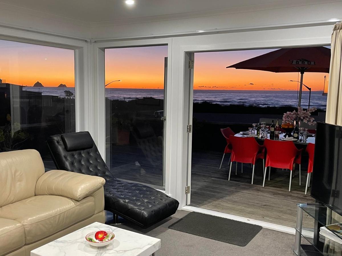 Ocean Front East End Beach House New Plymouth Luaran gambar